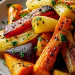 Honey Roasted Parsnips and Sweet Potato First Image