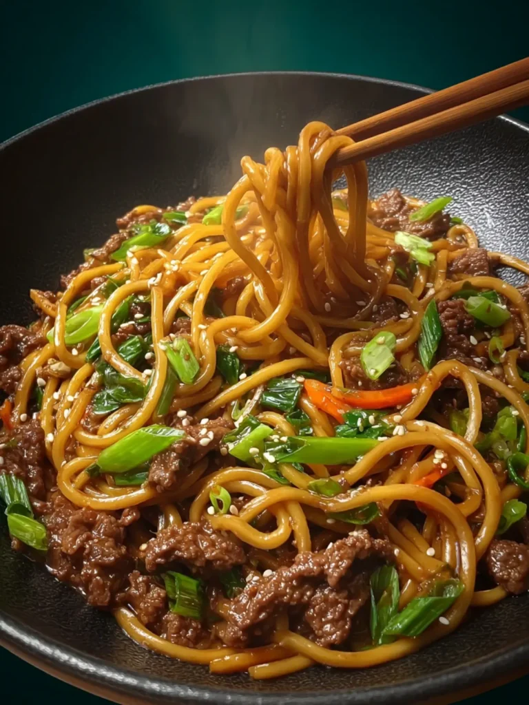 Mongolian Beef Noodles First Image