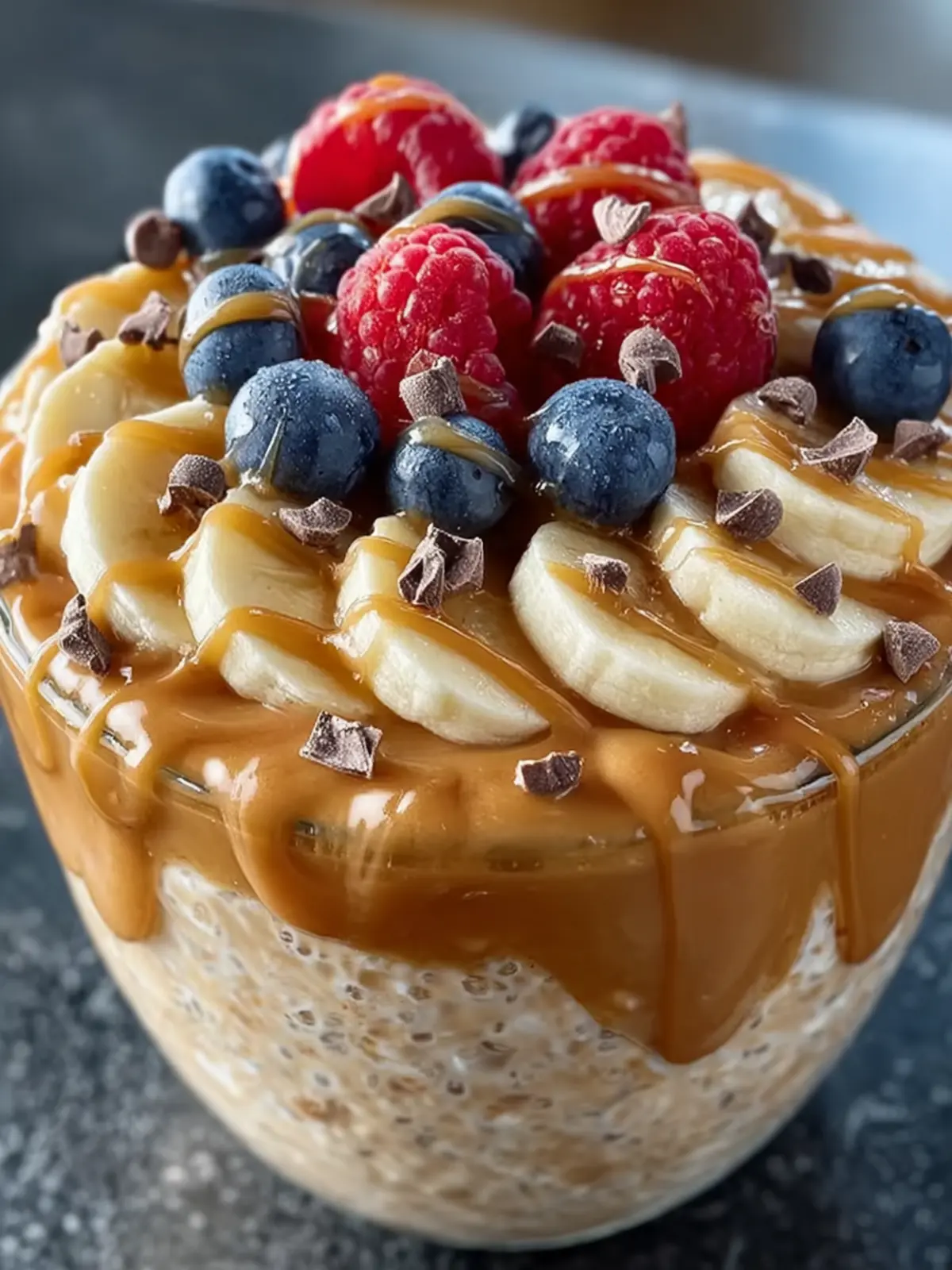 High-Protein Peanut Butter Overnight Oats First Image
