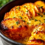 Garlic Scalloped Sweet Potatoes First Image