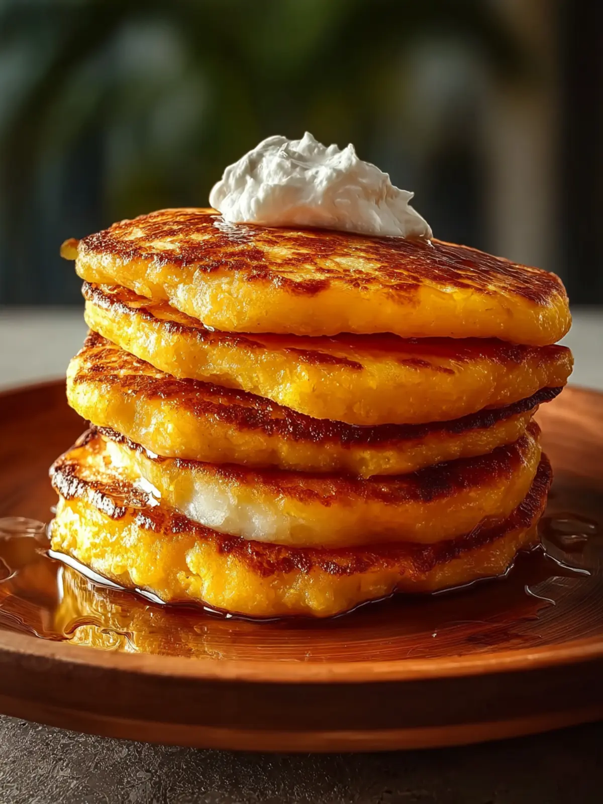 Venezuelan Cachapas (Corn Pancakes) First Image