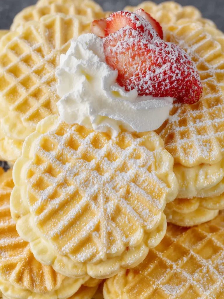 Pizzelle Cookies First Image