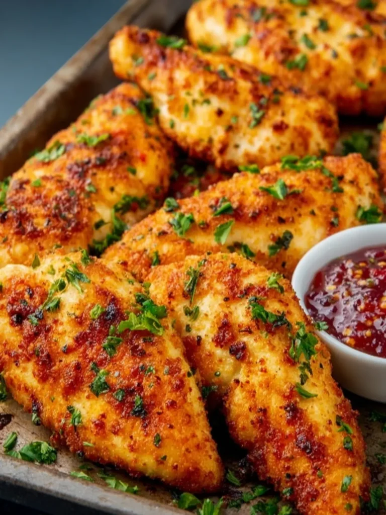 Oven Baked Chicken Tenders (No Breading) First Image