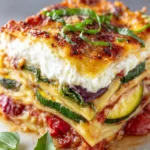 Layered Mediterranean Veggie Lasagna with Creamy Ricotta 😋 First Image