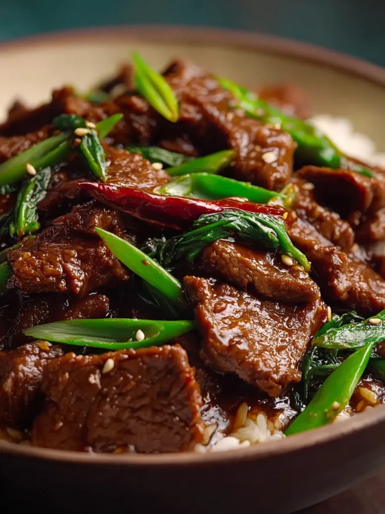 Mongolian Beef First Image