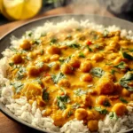 Creamy Coconut Chickpea Curry Bake First Image