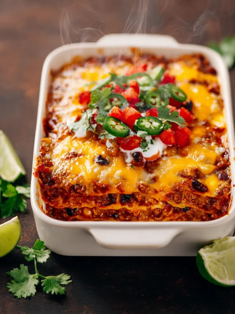 Taco Lasagna Recipe First Image