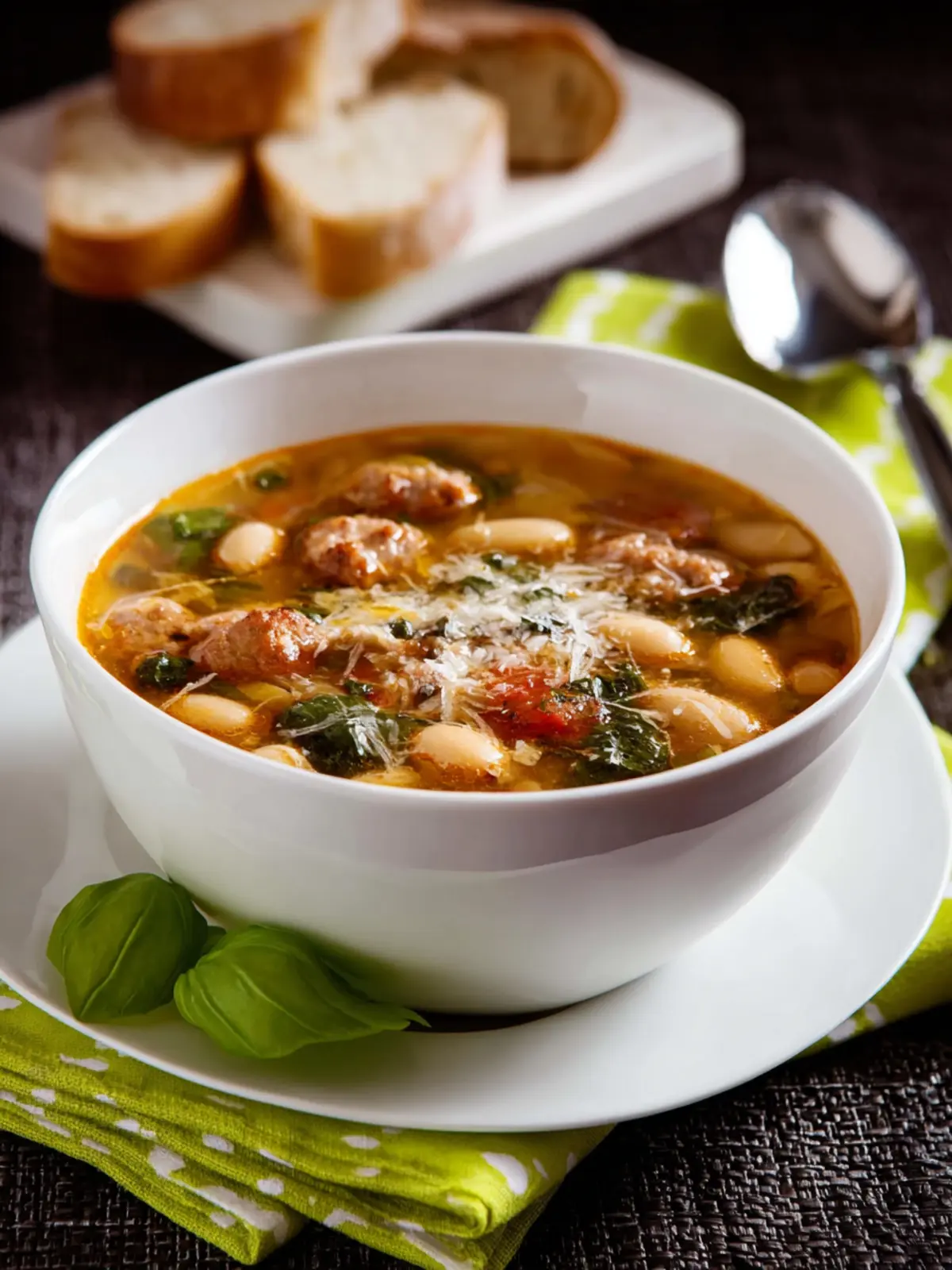 White Bean Sausage Soup First Image