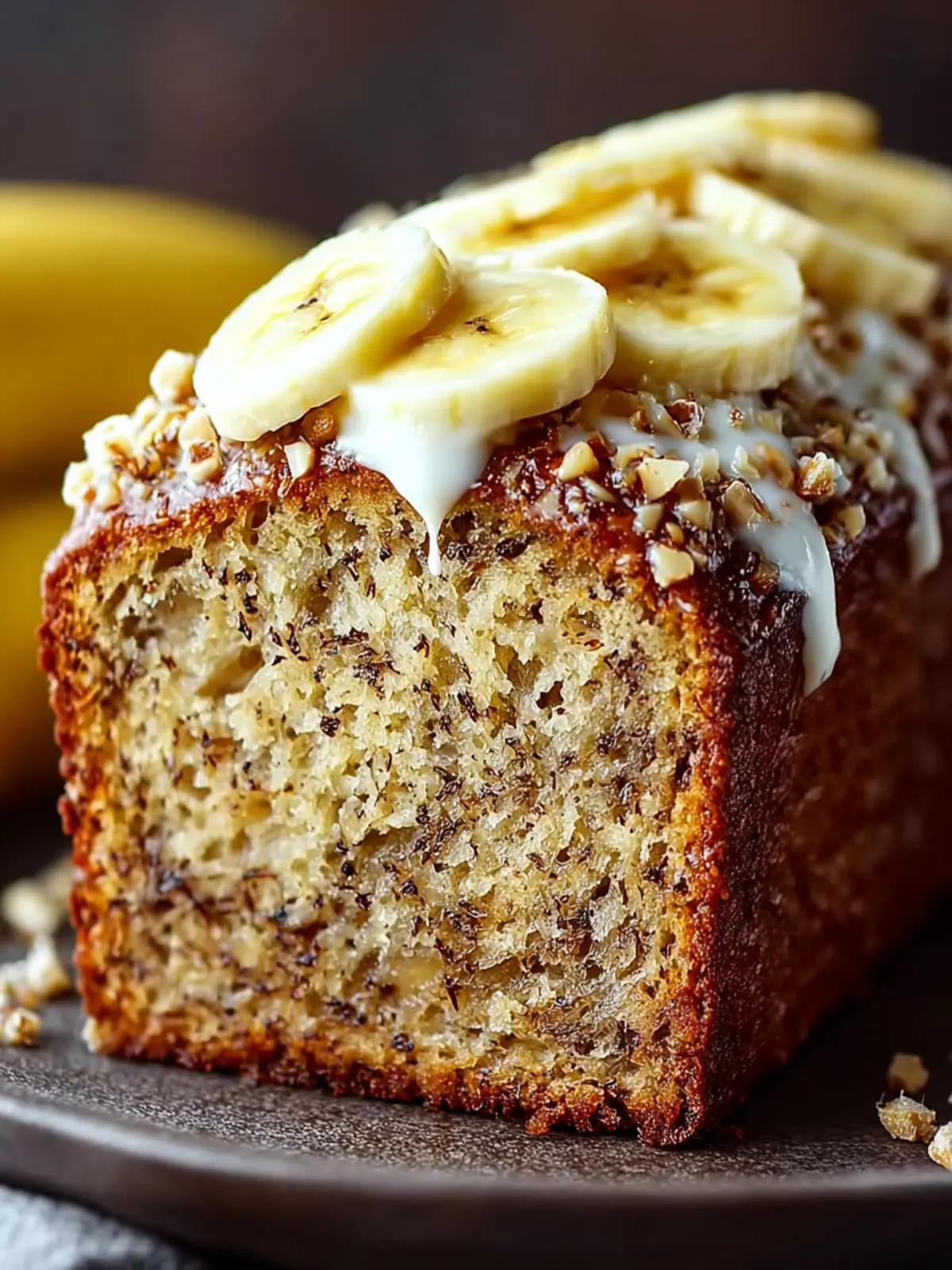 Mouthwatering Banana Bread with Sour Cream First Image