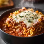 Easy High Protein Lasagna Soup First Image
