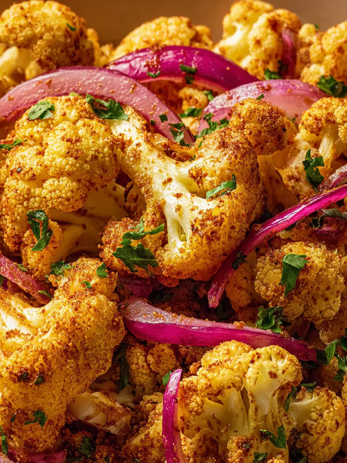 Air-Fryer Cauliflower with Red Onion and Ras al Hanout First Image