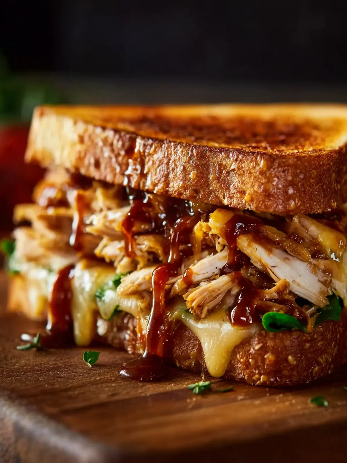 BBQ Chicken Grilled Cheese First Image