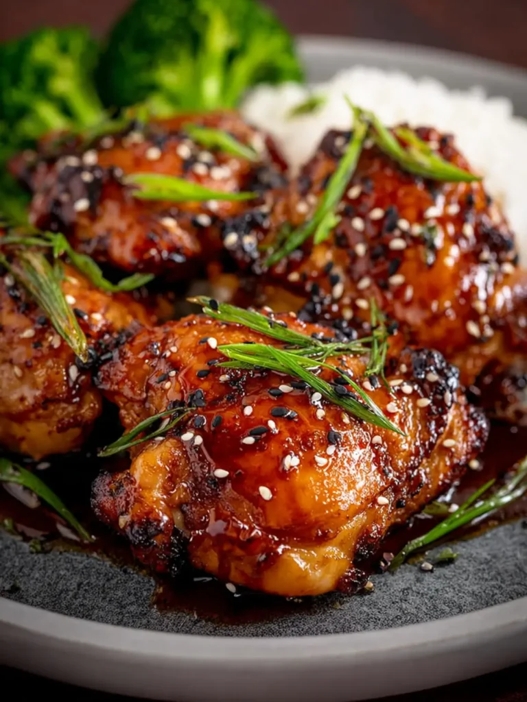 Baked Teriyaki Chicken Thighs First Image