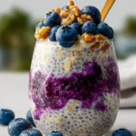 Blueberry Overnight Oats With Yogurt First Image