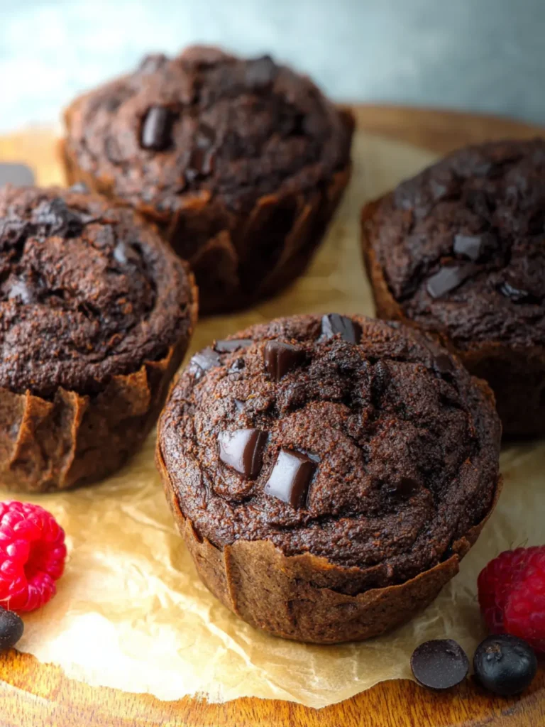 Carob Muffins — Paleo, Gluten-free, Vegan First Image