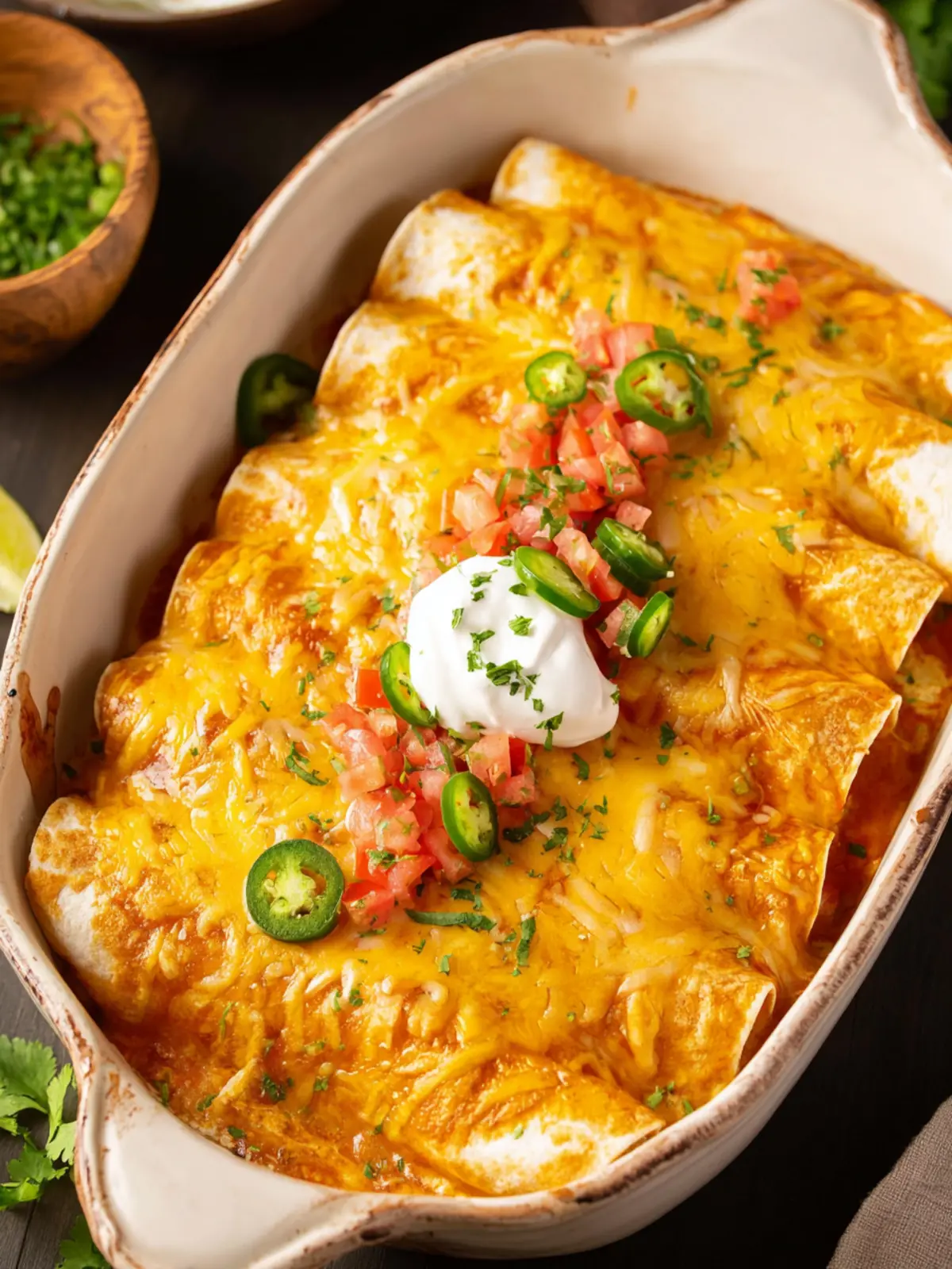 Easy Chicken Enchiladas First Image