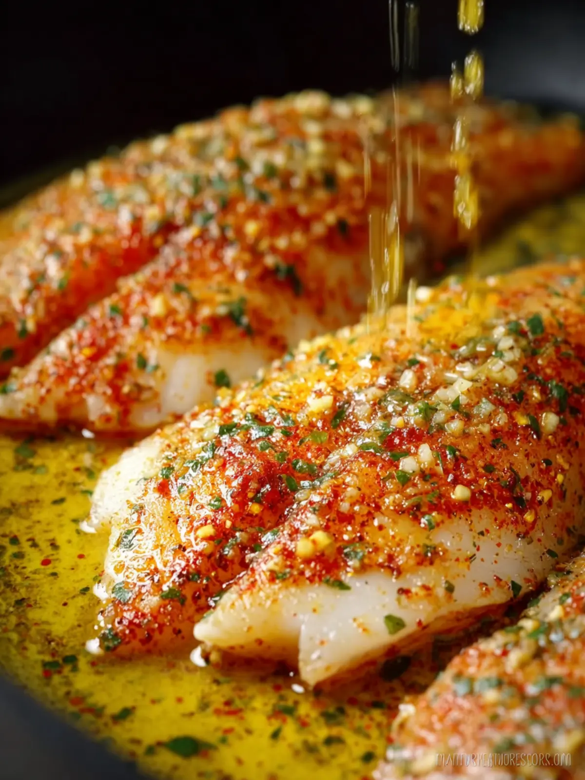 Garlic Butter Oven Baked Tilapia First Image