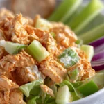 High Protein Buffalo Chicken Salad (Healthy, Easy) First Image