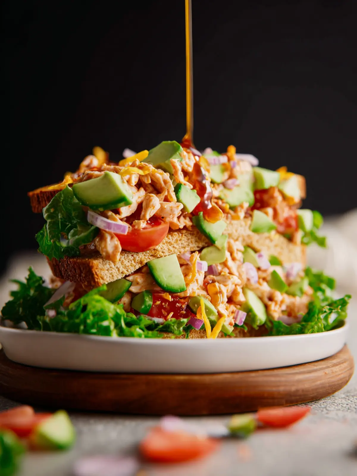 Hot Honey Chicken Salad First Image