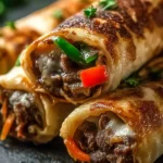 Keto Philly Cheesesteak Roll Ups First Image