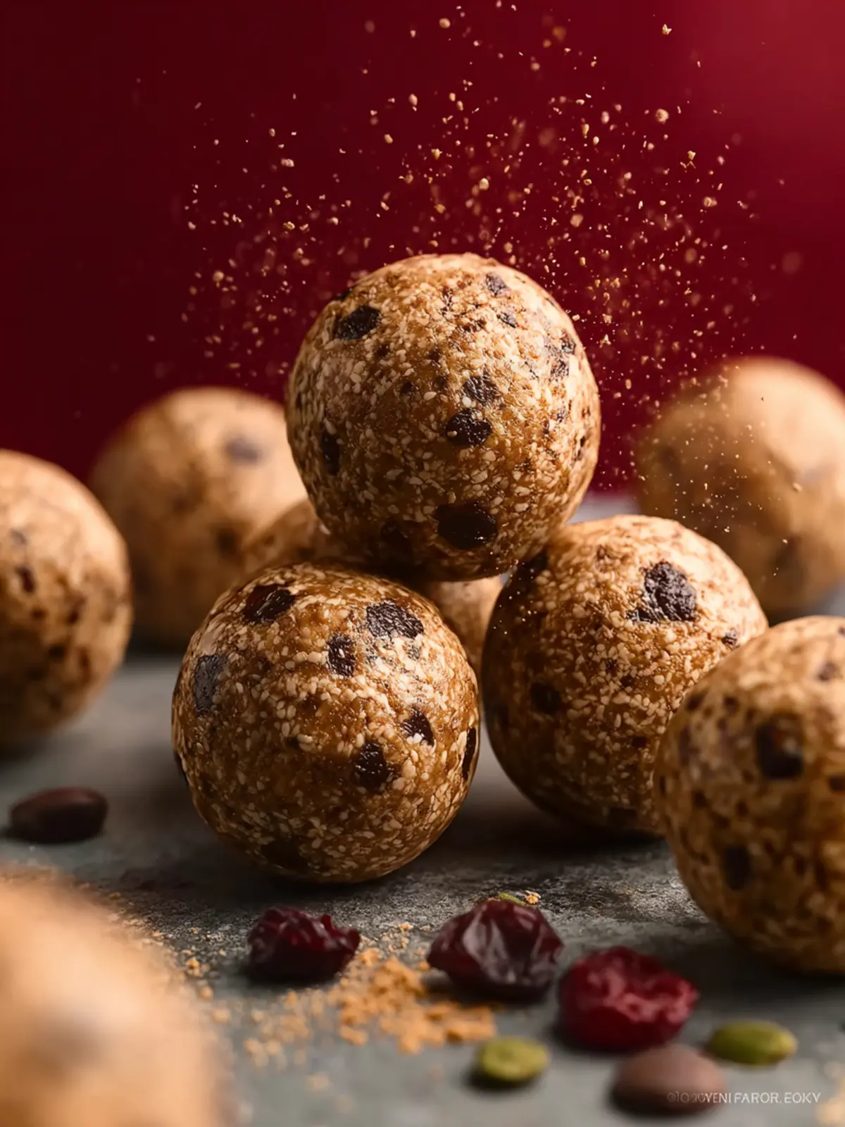 No Bake Protein Balls First Image