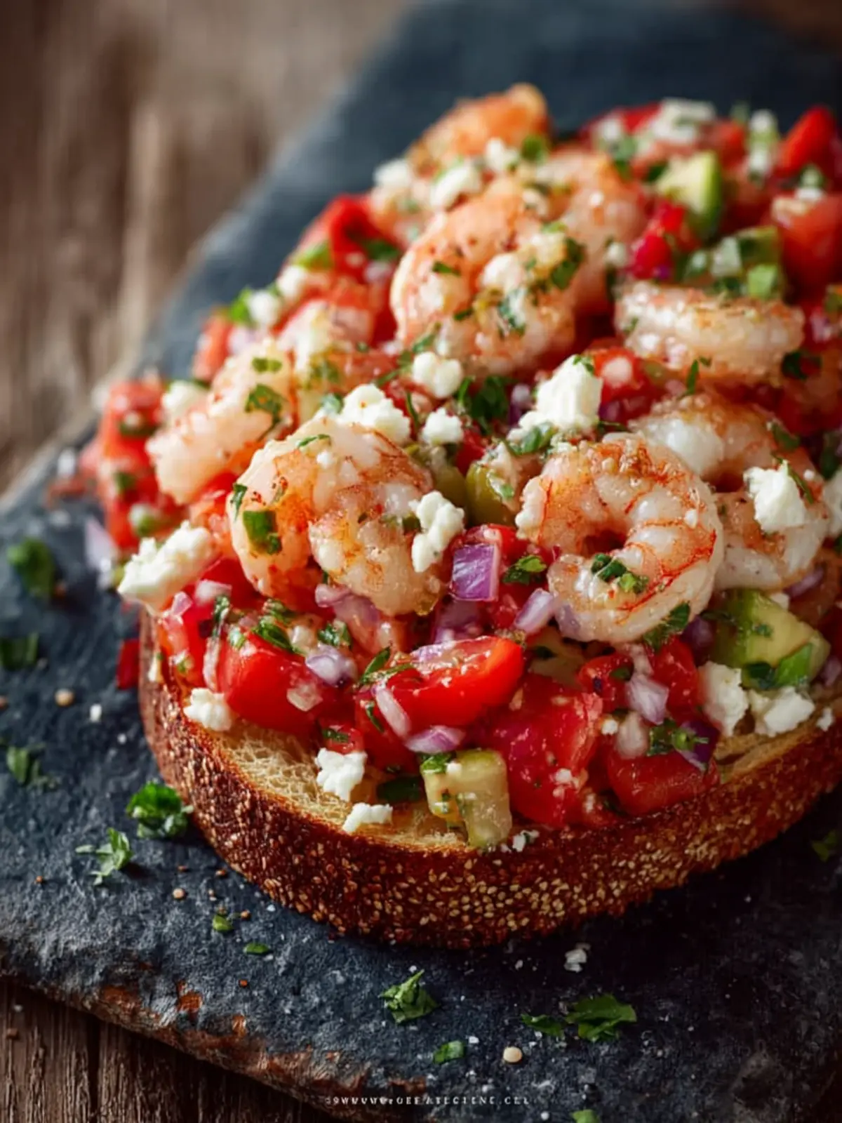 Shrimp Bruschetta Recipe First Image