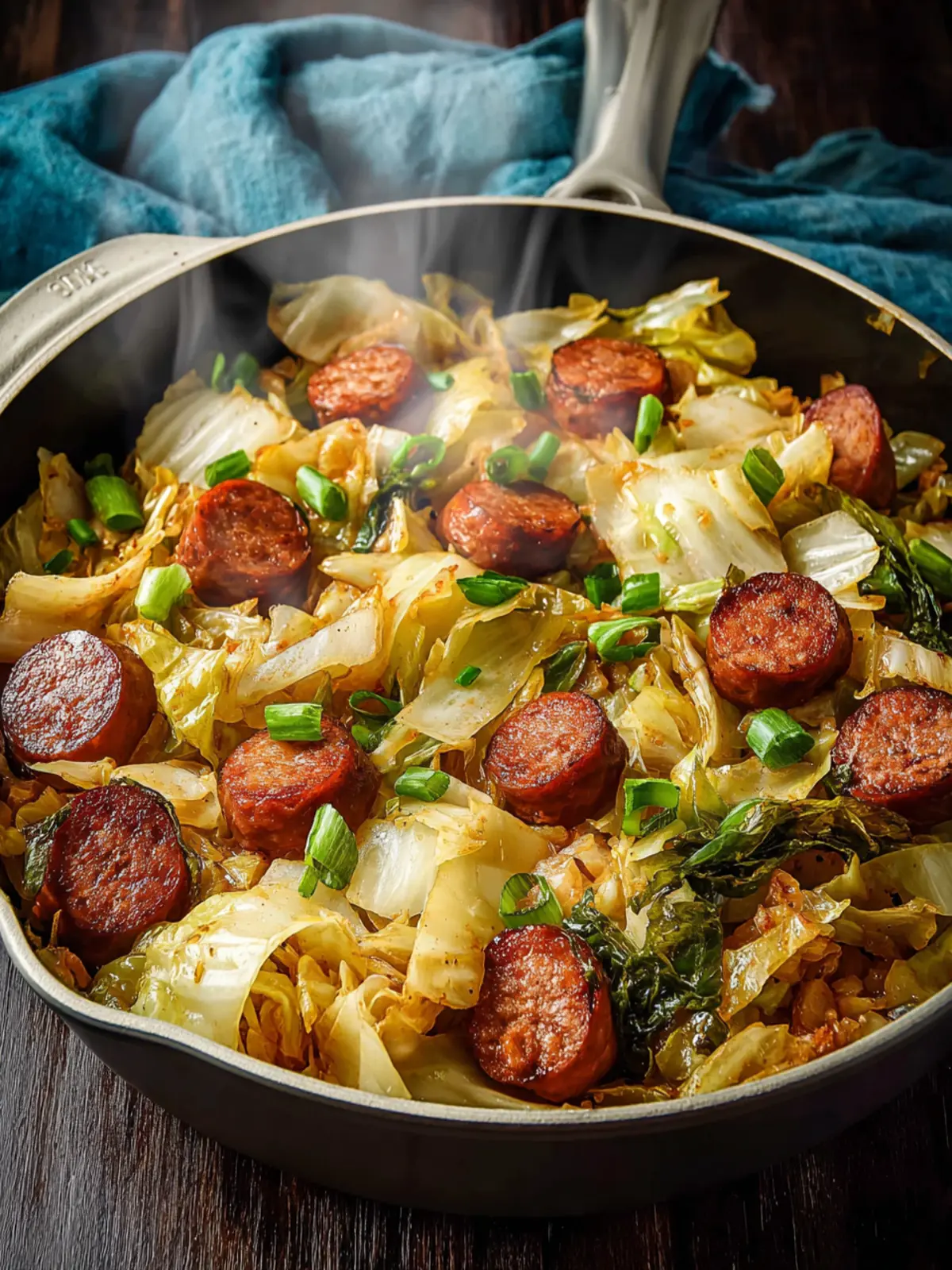 Sizzling Kielbasa and Cabbage Skillet Recipe to Delight First Image