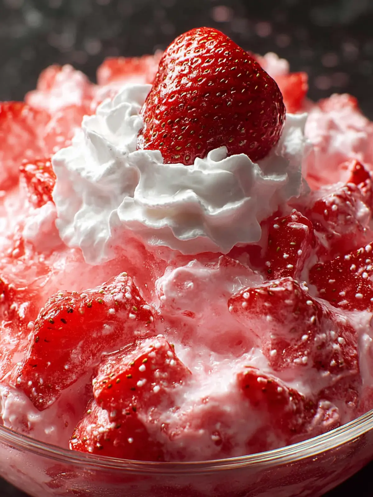 Strawberry Jello Fluff Salad First Image