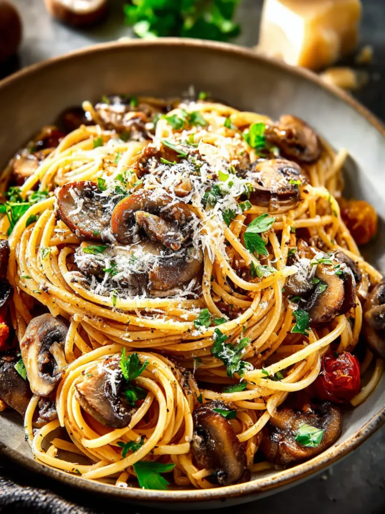 Irresistible Mushroom Parmesan Pasta: Comfort in 30 Minutes First Image