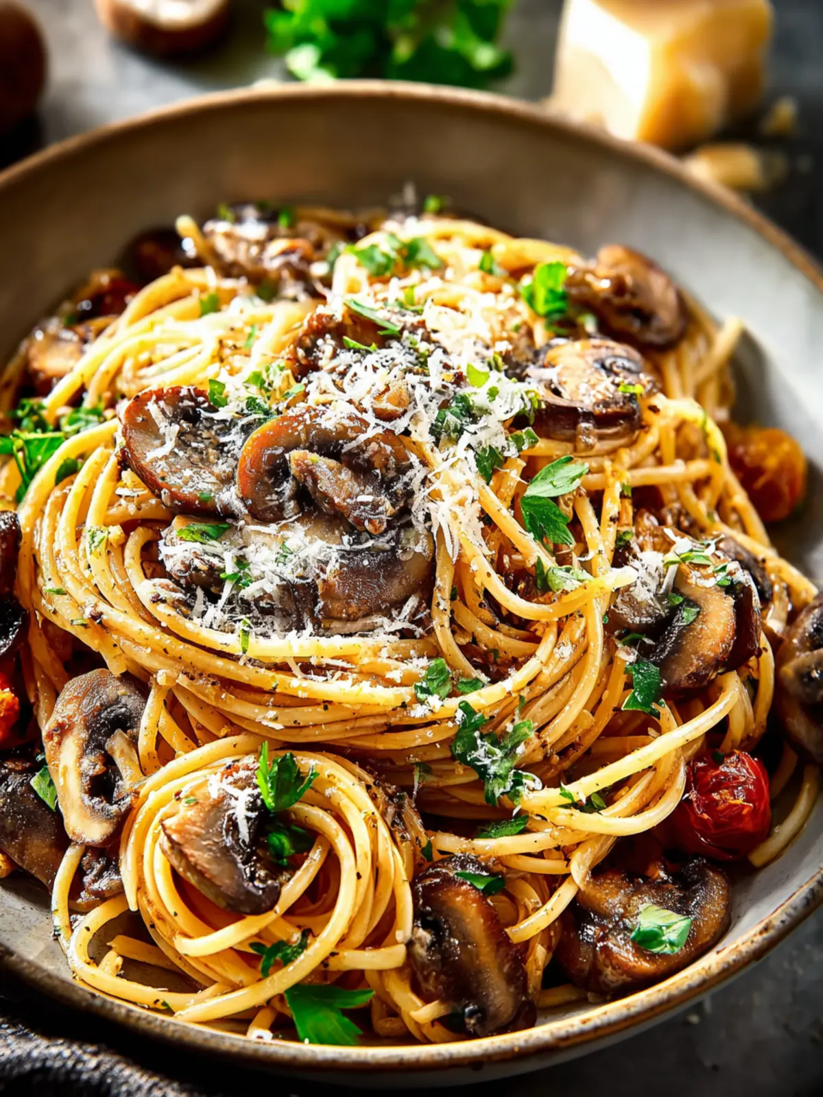 Irresistible Mushroom Parmesan Pasta: Comfort in 30 Minutes First Image