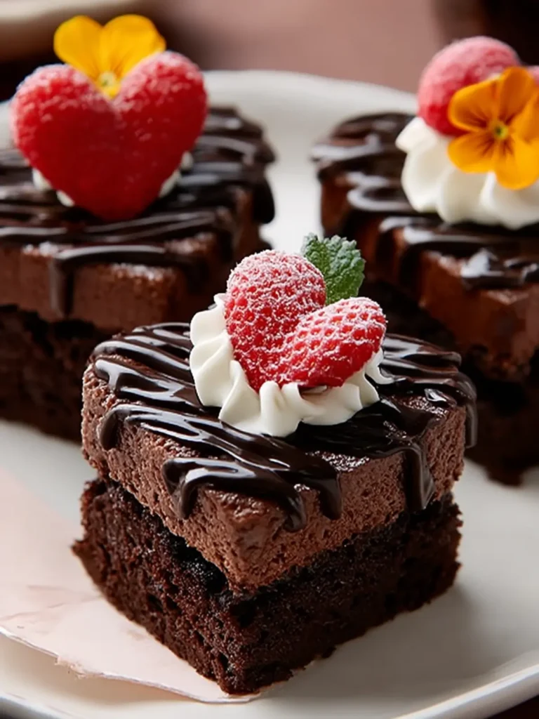 Irresistible Mini Chocolate Heart Cakes – Perfect for Valentine’s First Image