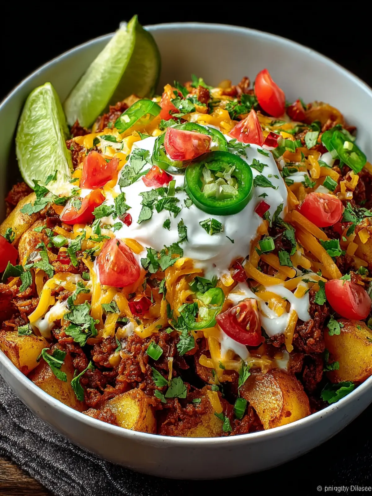 Loaded Potato Taco Bowl First Image