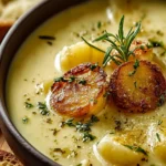 Delicious Country French Garlic Soup First Image