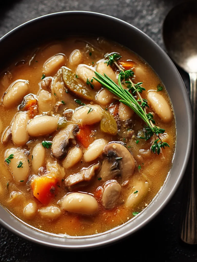 Comforting White Bean Mushroom Stew Recipe to Savor First Image