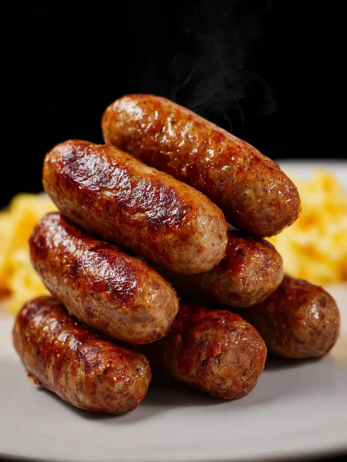 Air Fryer Frozen Sausage Links First Image