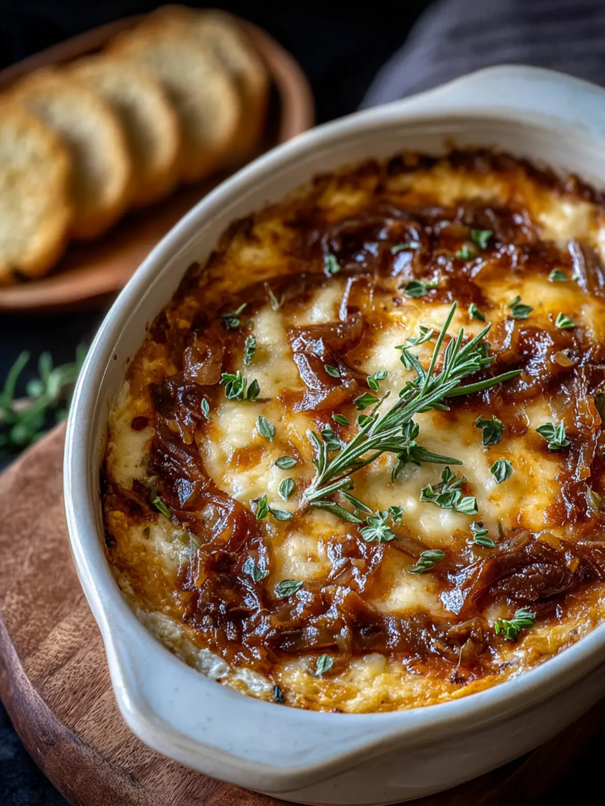 Baked Caramelized Onion Dip Recipe First Image