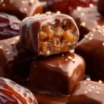 Chocolate Dipped Date Caramels First Image