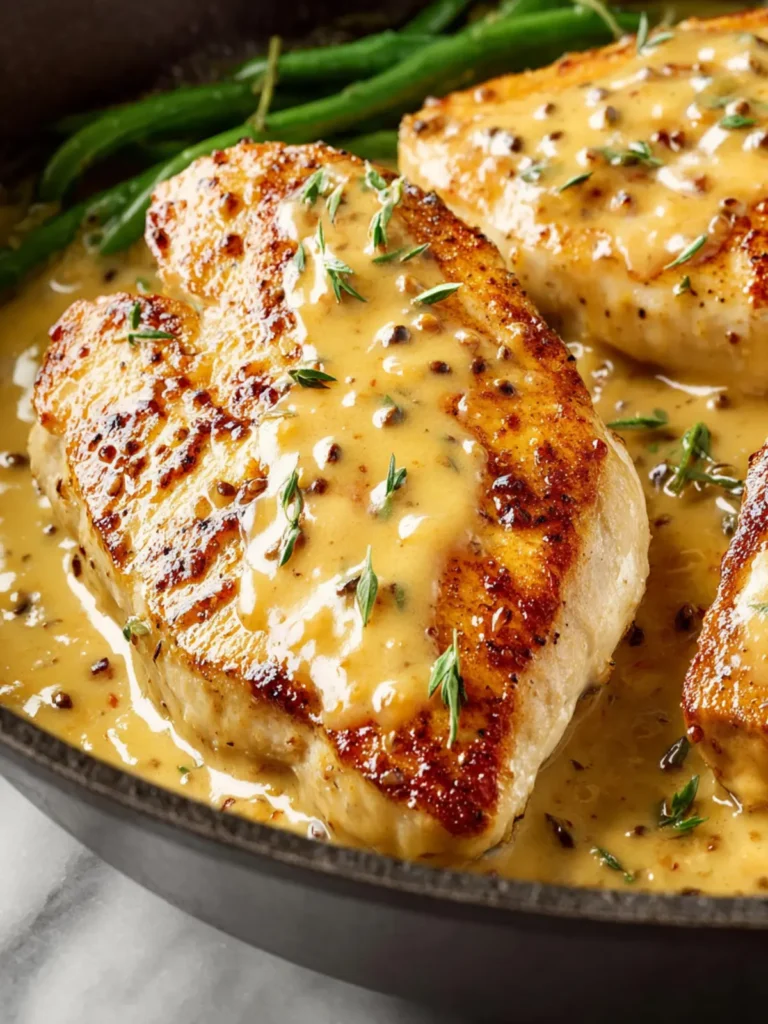 Creamy Honey Mustard Chicken First Image