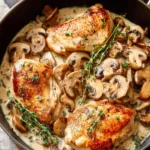 Creamy Mushroom Chicken First Image