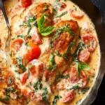 Creamy Tomato Basil Chicken First Image