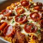 Crockpot Pizza Casserole First Image