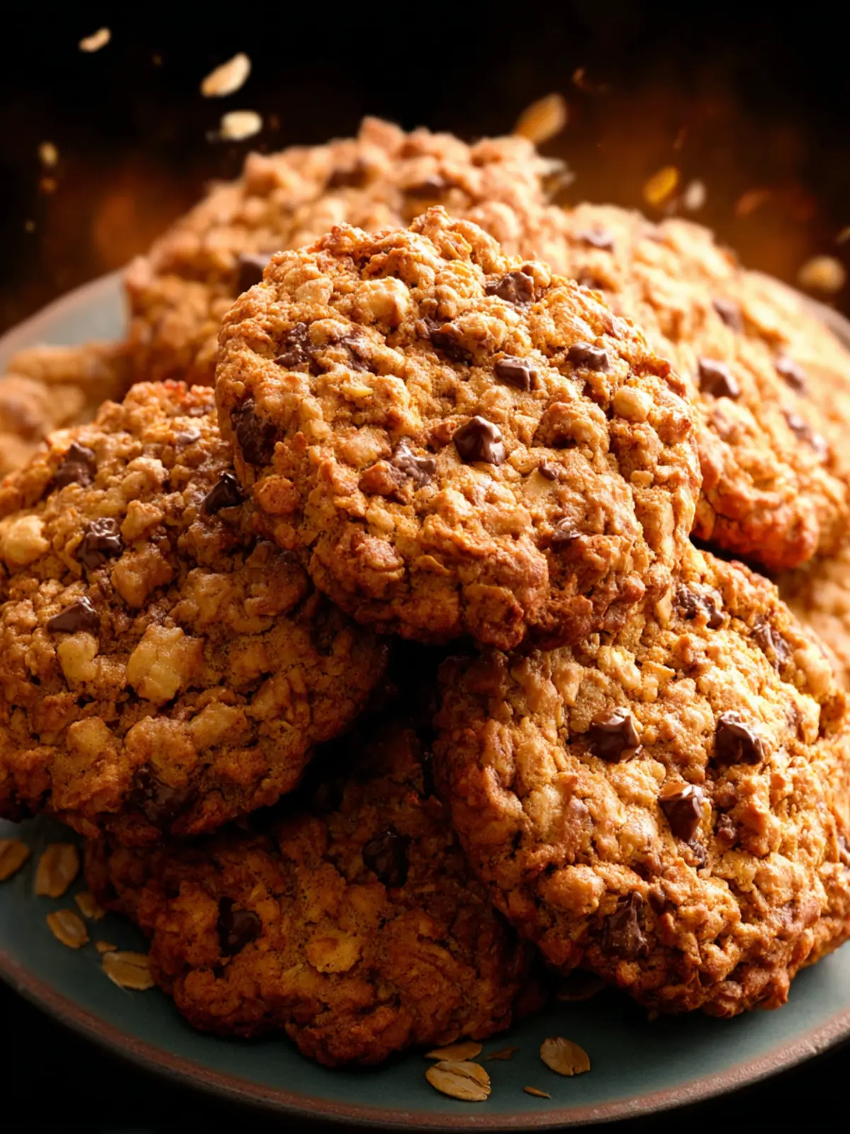 Eggless Oatmeal Cookies First Image