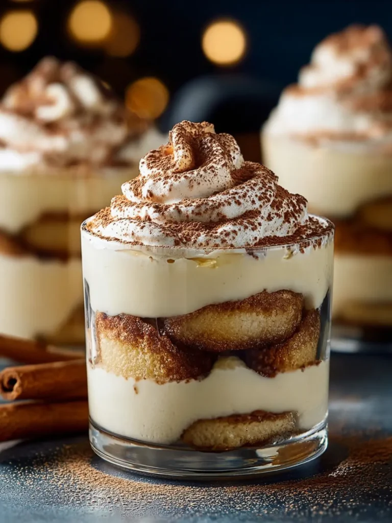 Eggnog Tiramisu Cups First Image