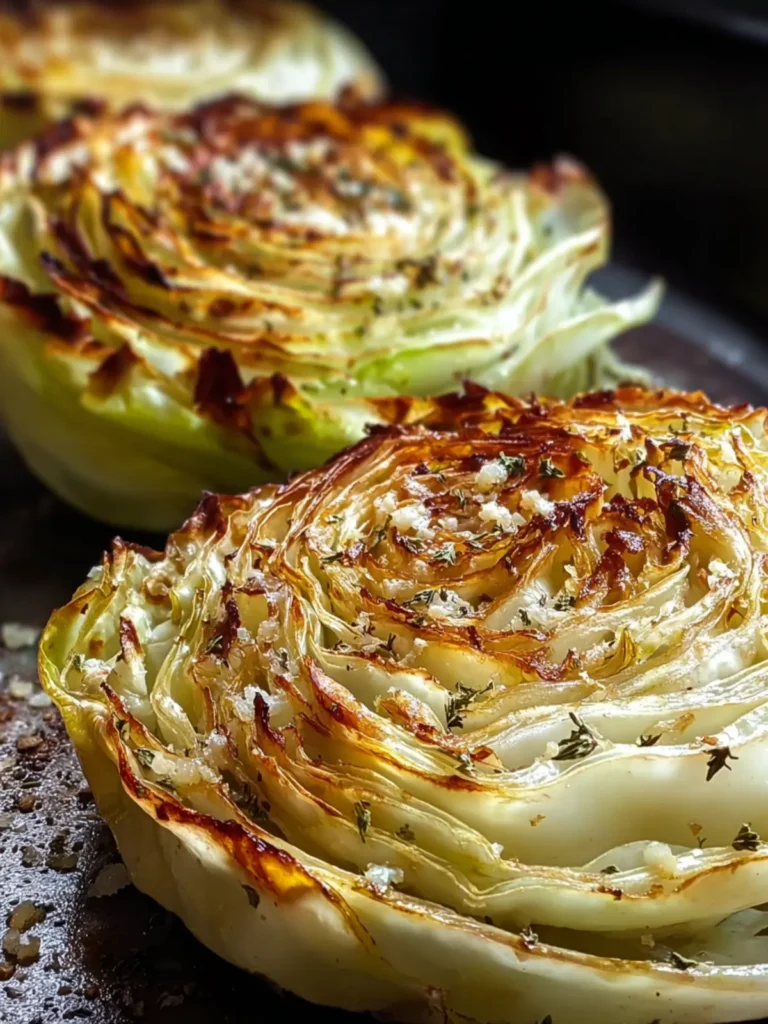 Garlic Butter Roasted Cabbage Steaks: Easy & Delicious First Image