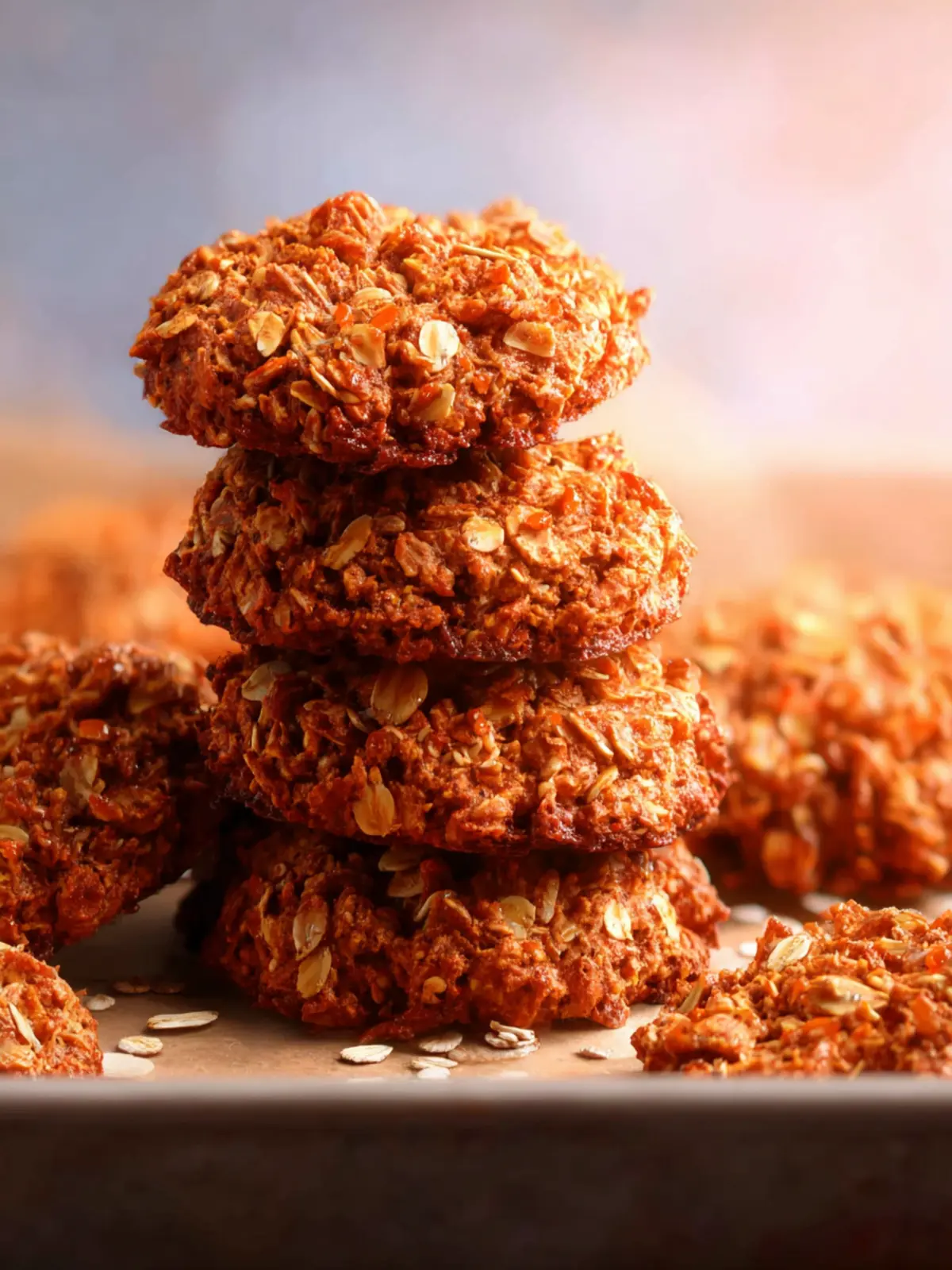Healthy Carrot Oatmeal Cookies First Image