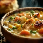 Heartwarming Chicken Pot Pie Soup Recipe for Cozy Nights First Image