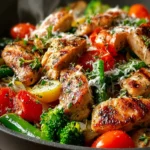 Loaded Chicken and Veggie Skillet First Image