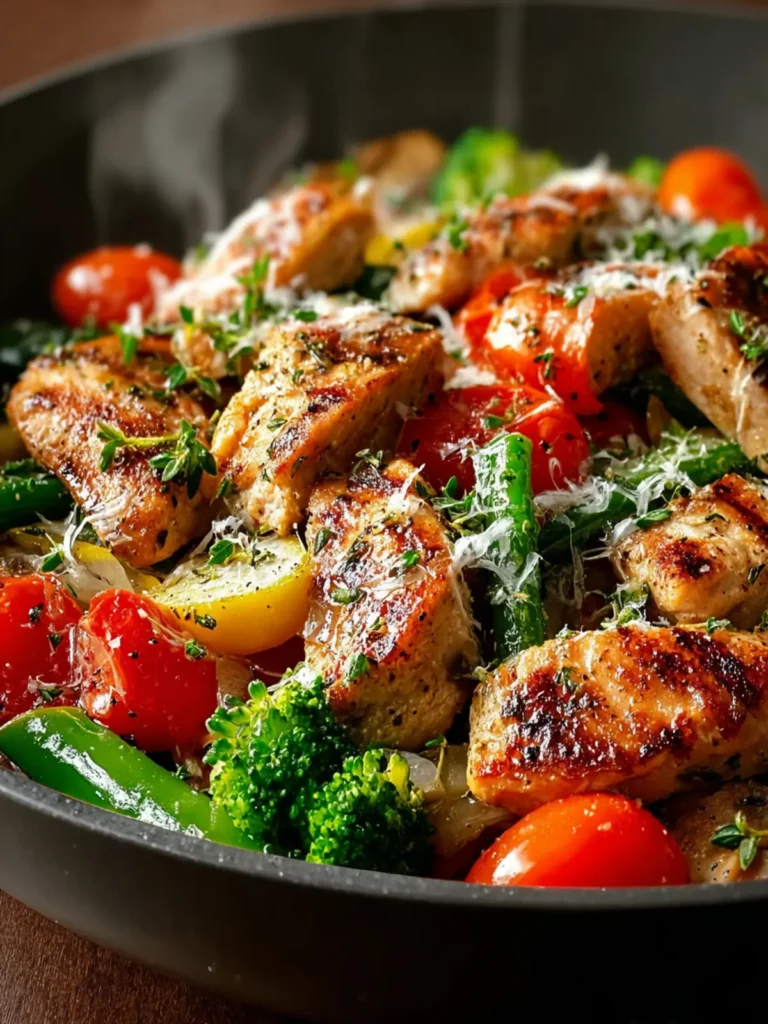 Loaded Chicken and Veggie Skillet First Image