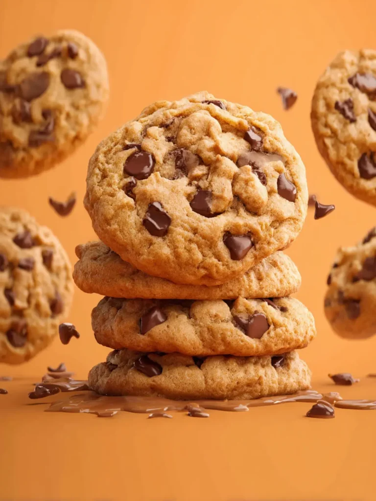Peanut Butter Chocolate Chip Cookies First Image