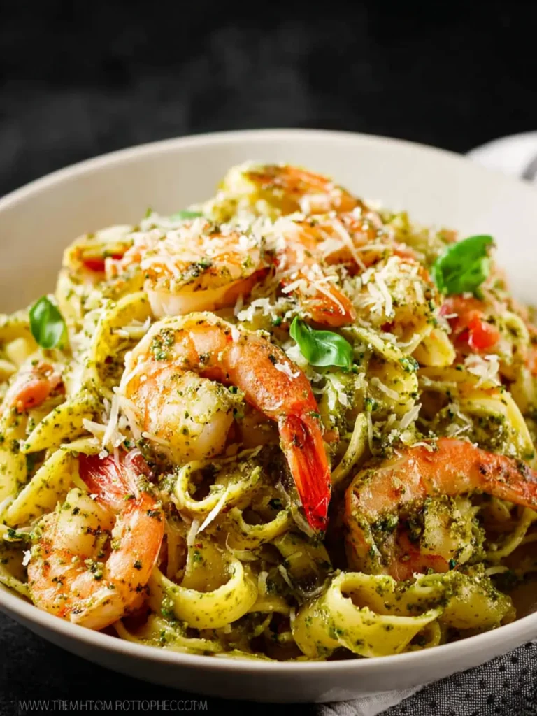 Shrimp Pesto Pasta First Image